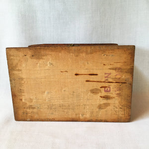 Antique 1900's Pyrography Wood Burning Kit, Cherry Design Box with Tools and Bottles