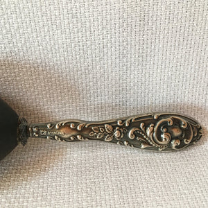 Victorian Era Sterling Silver and Ebony Sock Darner