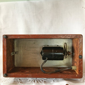 1920's Willcox & Gibbs Electric Sewing Machine, Chain Stitch Model with Foot Pedal