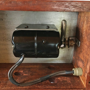 1920's Willcox & Gibbs Electric Sewing Machine, Chain Stitch Model with Foot Pedal