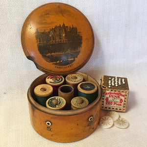 Mauchline Ware Spool Holder “Abbotsford”