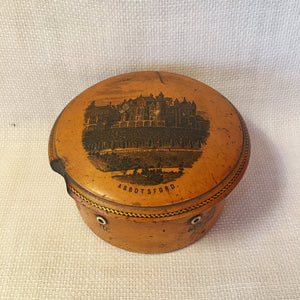 Mauchline Ware Spool Holder “Abbotsford”