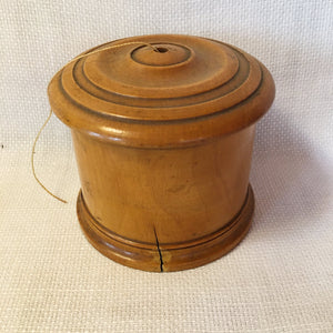 Mauchline Ware String Holder “Hastings Pier” with Thread