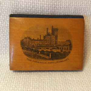 Pair of Mauchline Ware Needle Books “Auld Brig o’ Doon” and “Granville Hotel Ramsgate”