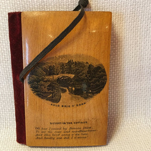 Pair of Mauchline Ware Needle Books “Auld Brig o’ Doon” and “Granville Hotel Ramsgate”