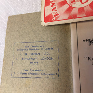 Early 1900's Mauchline Ware Card Box with 1930s “Kan-U-Go” Word Game