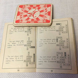 Early 1900's Mauchline Ware Card Box with 1930s “Kan-U-Go” Word Game