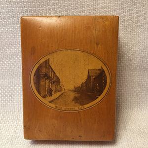 Mauchline Ware Jewelry Presentation Box, High Street Elie Scene