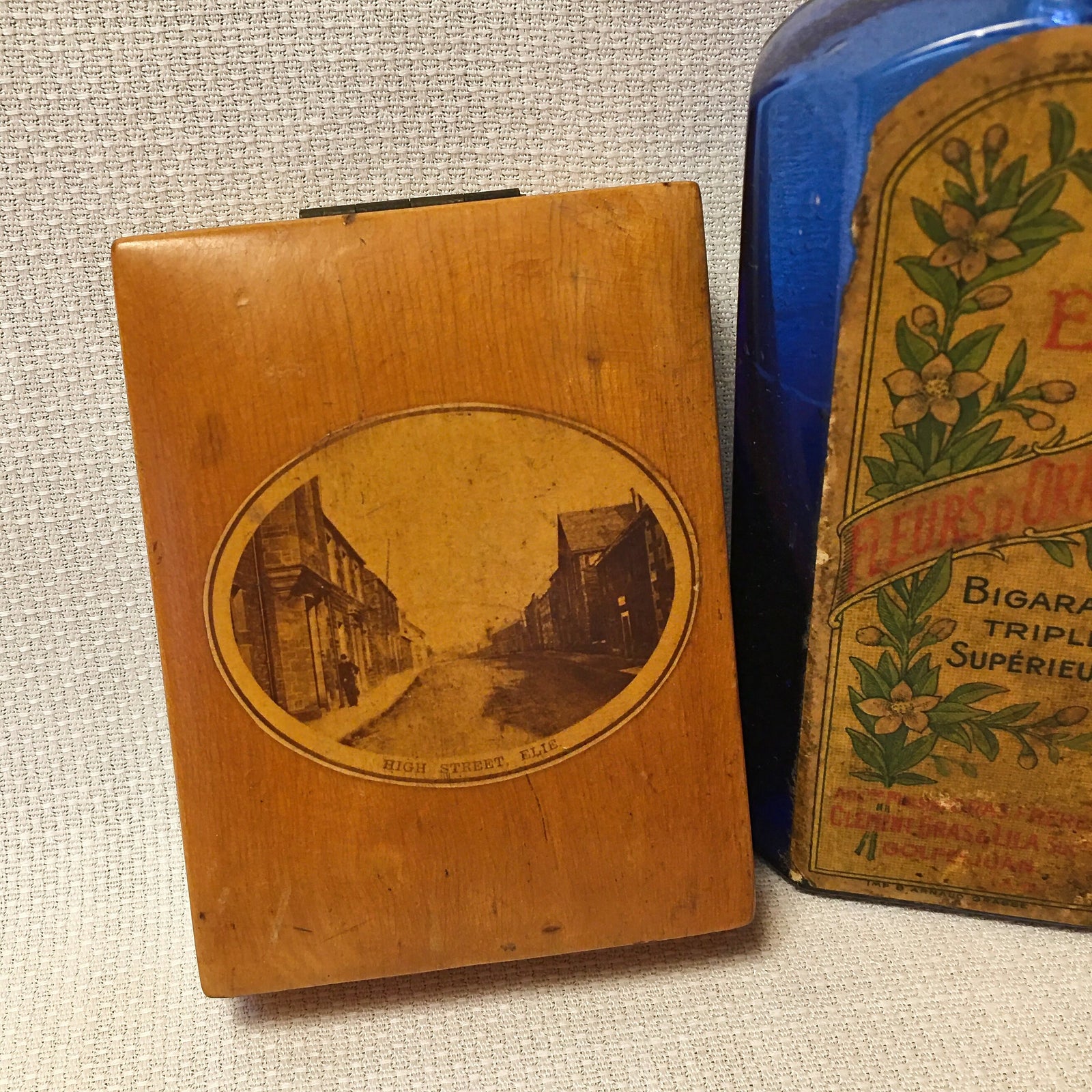 Mauchline Ware Jewelry Presentation Box, High Street Elie Scene