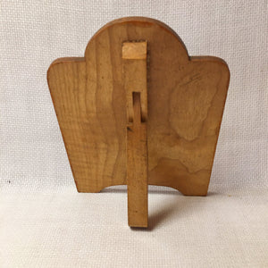 Mauchline Ware Pocket Watch Stand with Edinburgh Castle Transfer