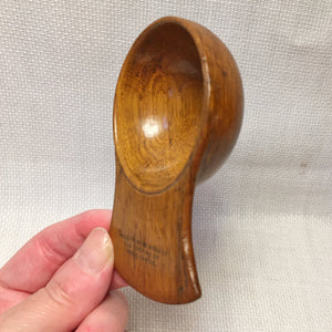 Mauchline Ware Scoop Made from Wood of Old Roofing of Doune Castle