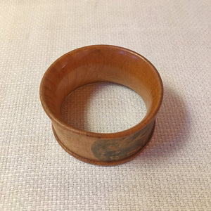 Mauchline Ware Bowl & Napkin Ring Set – Dundee & World’s Columbian Exposition