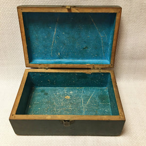 Mauchline Ware Friendship Verse Box, Floral Transfer Lid