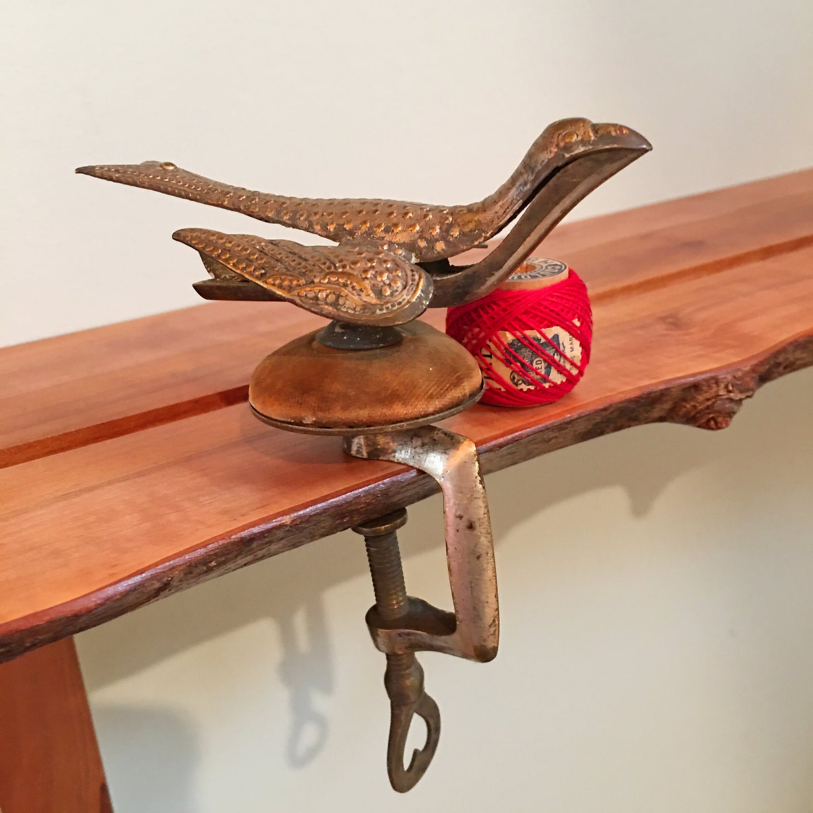 Victorian Brass Sewing Bird – From the Anne Eisenhower Collection