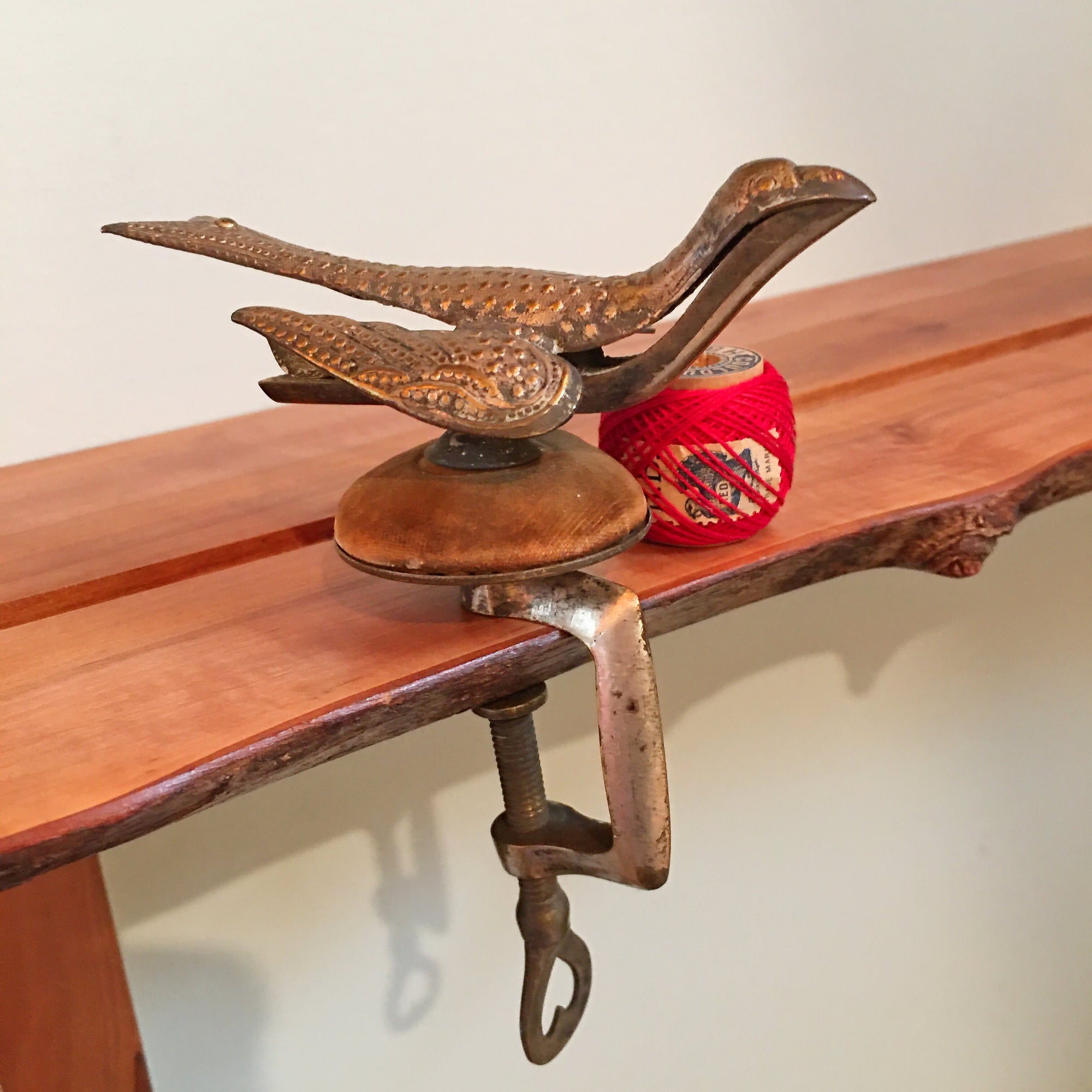Victorian Brass Sewing Bird – From the Anne Eisenhower Collection