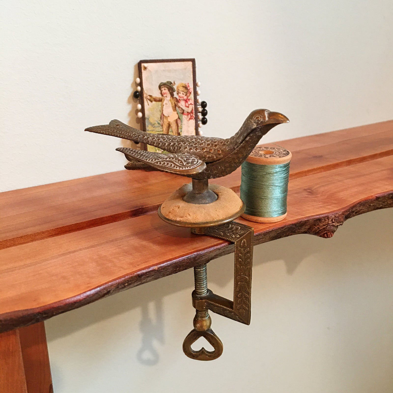 Victorian Brass Sewing Bird – From the Anne Eisenhower Collection