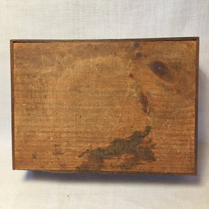 Victorian Wooden Sewing Box with Silk Threads & Tools – c. 1890s