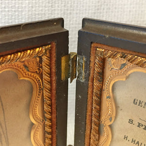 Antique Union Case for Ambrotype or Tintype, c.1855–1860 Photo Case, S. Peck Patent
