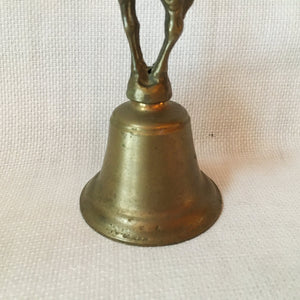 Mid-Century Brass Giraffe Bell