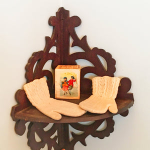 Antique Victorian Fretwork Corner Shelf