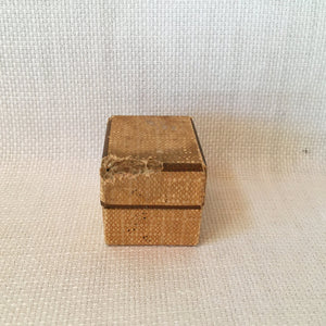 Antique 10K Gold Baby Ring with Original Ring Box, Engraved Band, Early 1900s