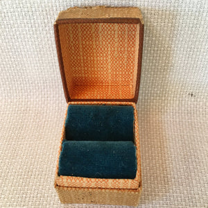 Antique 10K Gold Baby Ring with Original Ring Box, Engraved Band, Early 1900s