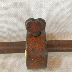 Antique Woodworking Tools, Scribe & Square with Brass Accents, 19th Century