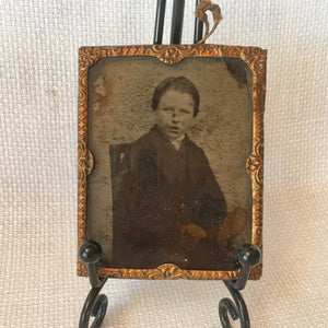 Antique Civil War Era Child Portraits, Ambrotype and Tintype Pair