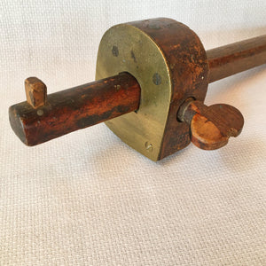 Antique Wooden Square & Handcrafted Scribe