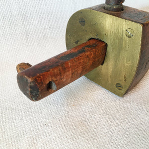 Antique Wooden Square & Handcrafted Scribe