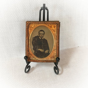 Antique Civil War Era Child Portraits, Ambrotype and Tintype Pair