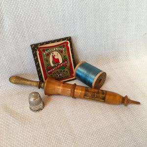 Mauchline Ware Needle Holder, Umbrella Shape, Spitzberg
