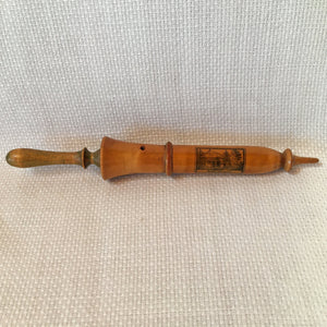Mauchline Ware Needle Holder, Umbrella Shape, Spitzberg