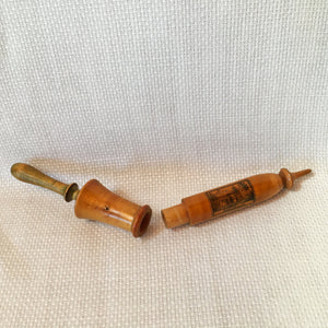 Mauchline Ware Needle Holder, Umbrella Shape, Spitzberg