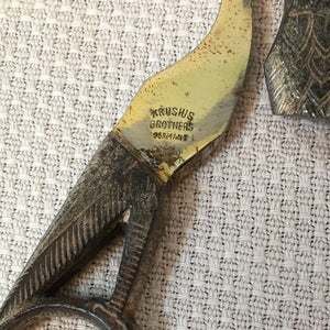 1920's - 30's Stork Embroidery Scissors, Krusius Brothers Germany