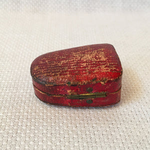 Simons Bros. Gold Thimble, Dated 1915, Size 8 with Leather Silk Lined Case