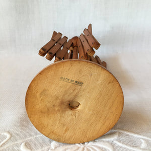 Vintage Italian Wooden Yarn Swift, Umbrella Style