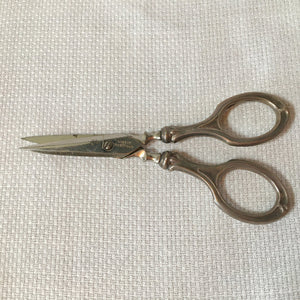 Sterling Silver Thimble & Sterling Silver Sewing Scissors