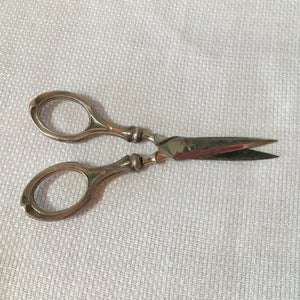 Sterling Silver Thimble & Sterling Silver Sewing Scissors
