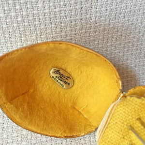 Group of Sewing Items: Bone Lace Bobbins, Bakelite Needle Case, Gold Tone Walnut Sewing Kit