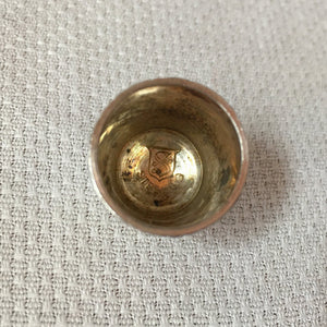 Early 1900's Sterling Silver Thimble Simons Bros, Floral Design, Size 10