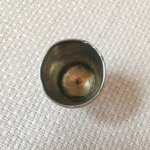 1890's - 1910's Sterling Silver Thimble, Simons Bros, Farmhouse Design, Size 9