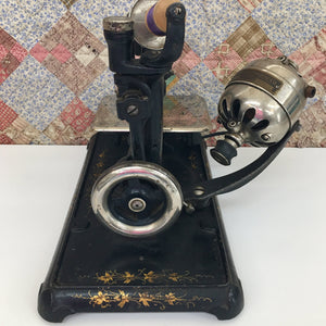 1910s–1920s Western Electric Sewing Machine with Original Wooden Case