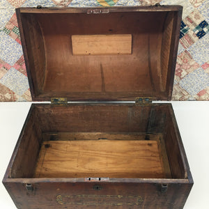 1910s–1920s Western Electric Sewing Machine with Original Wooden Case