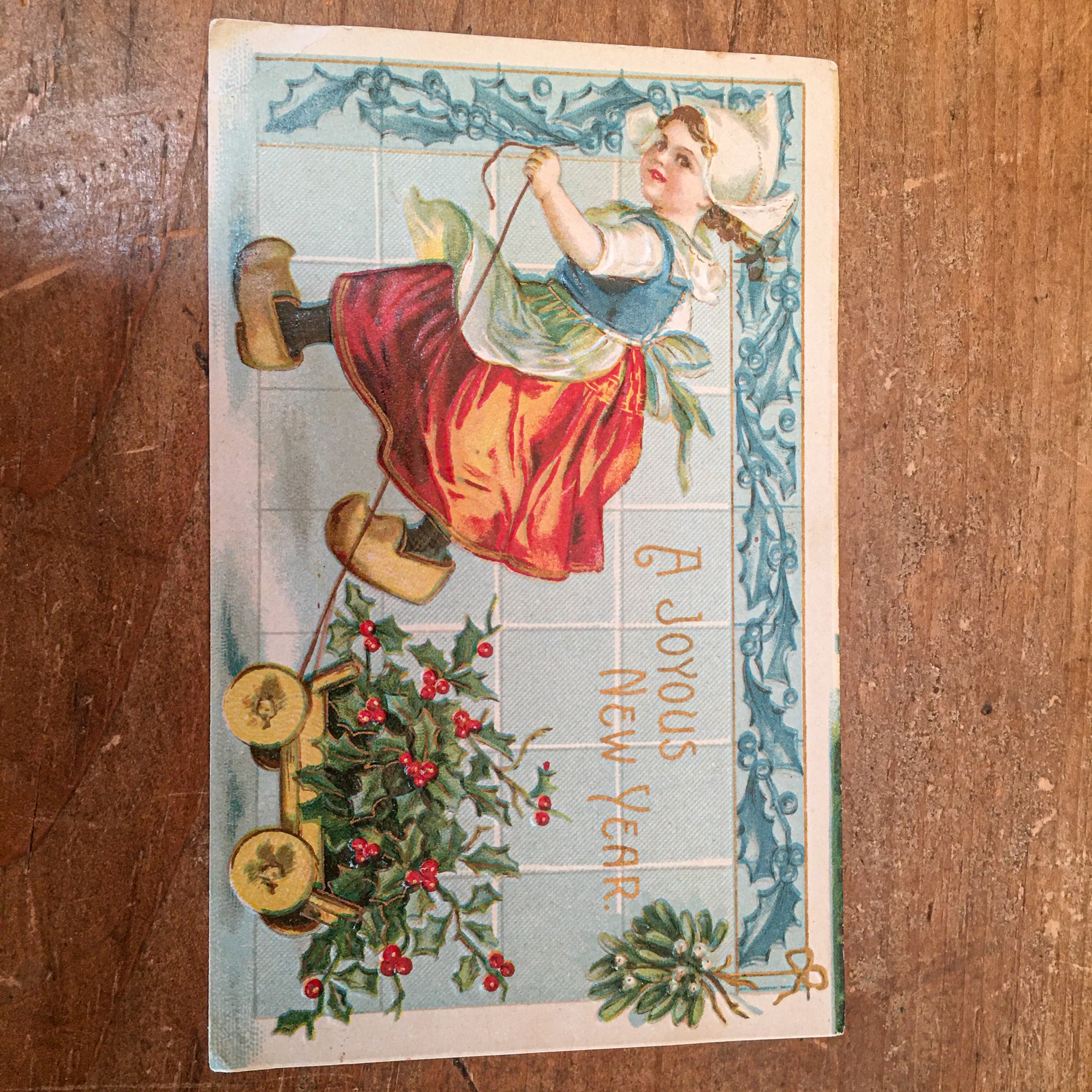 Vintage Christmas Ornament and Postcard