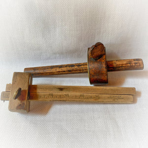 Set of 2 Wooden Marking Gauges, Stanley No. 71 & Antique Mortise Scribe