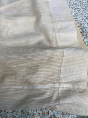 Antique Christening Gown with Embroidered Wool Slip & Provenance, c. 1900