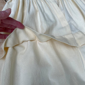 Antique Christening Gown with Embroidered Wool Slip & Provenance, c. 1900