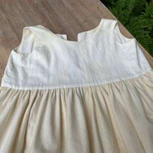 Antique Christening Gown with Embroidered Wool Slip & Provenance, c. 1900