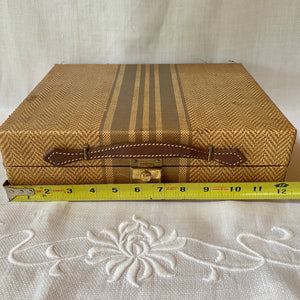 Vintage Art Deco 1930's - 1940s Complete Vanity Dresser Set in Fitted Case